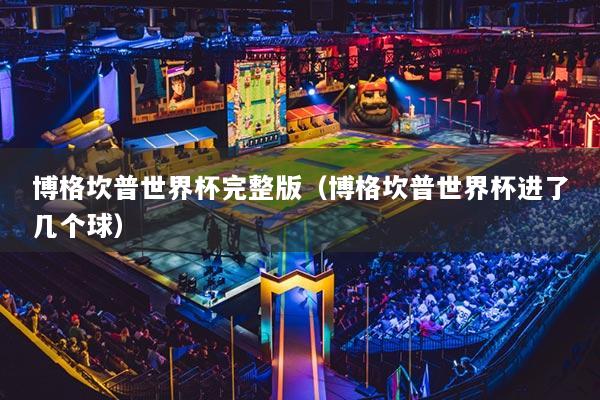 博格坎普世界杯完整版（博格坎普世界杯进了几个球）